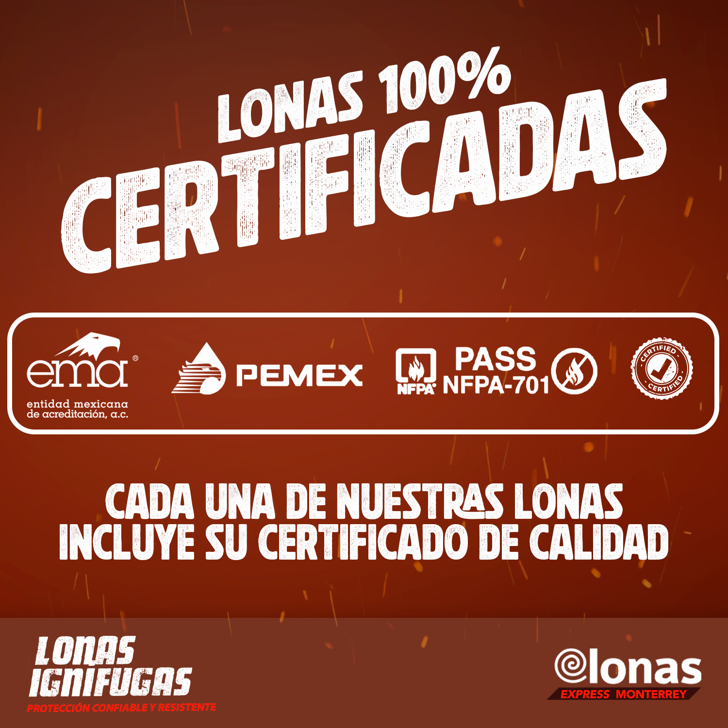 Ignífuga Grado 3