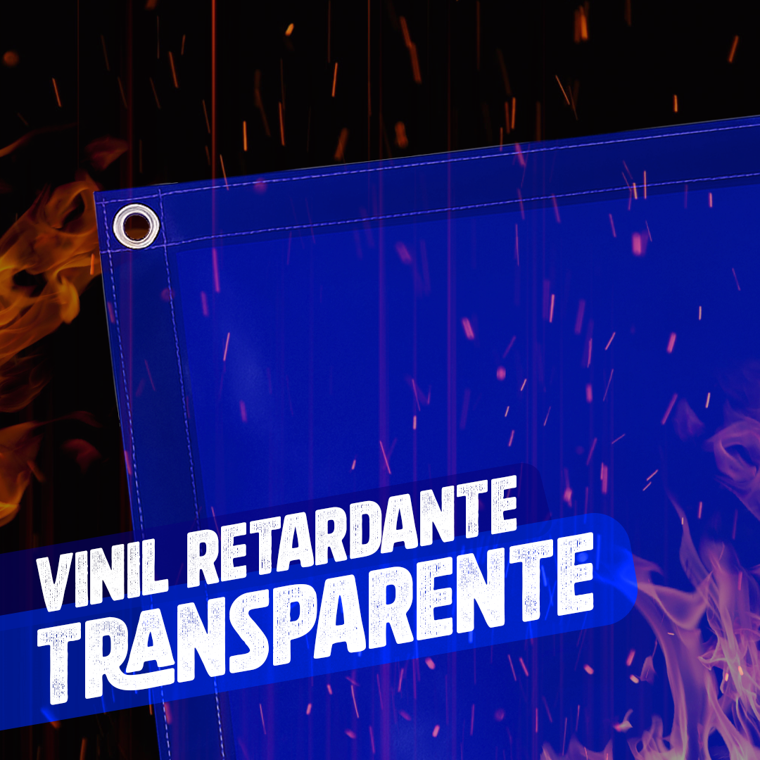 Vinil Retardante Azul